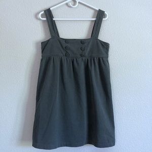 Vintage Juicy Couture Gray Babydoll Sleeveless Jumper Dress